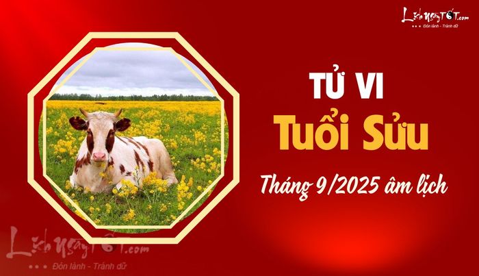 Tử vi tháng 9/2025 của 12 con giáp âm lịch - Tuổi Sửu