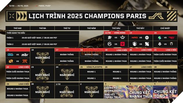 VALORANT Champions 2025 Chính Thức Khai Mạc Tại Paris Vào Ngày 12.09 3