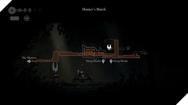 Vị trí của chiếc ghế duy nhất trong khu vực Hunter's March