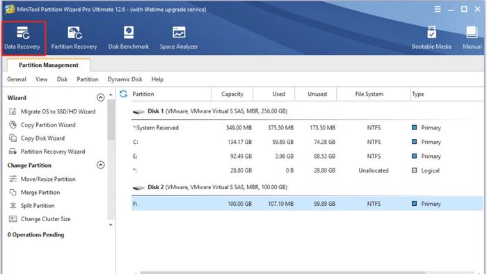 Các tính năng nổi bật của MiniTool Partition Wizard 2