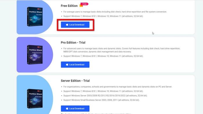 Hướng dẫn cài đặt MiniTool Partition Wizard cơ bản 1
