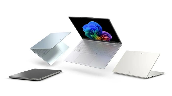 Acer Swift Air 16 là mẫu laptop Windows mỏng nhẹ đạt chuẩn Copilot+, chỉ nặng 0.99 kg.