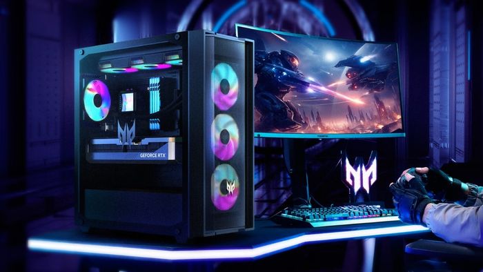 Predator Orion 7000 được trang bị vi xử lý Intel Core Ultra 9 285K và card đồ họa NVIDIA GeForce RTX 5090.