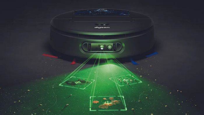 Robot Dyson Spot+Scrub có thể nhận diện tới 200 loại vật thể và chất bẩn khác nhau nhờ AI thông minh.