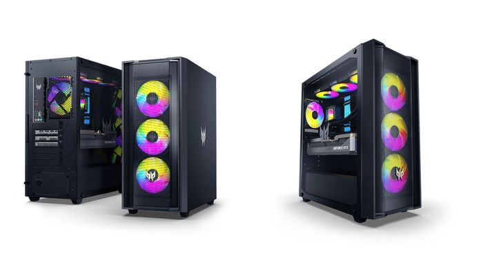 Thiết kế và ngoại hình của mẫu máy Acer Predator Orion 7000.