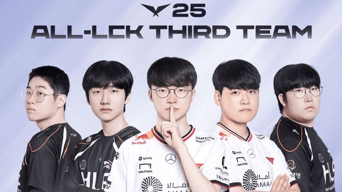 Đội hình mạnh thứ ba LCK 2025