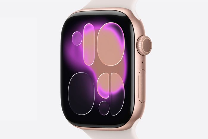 Apple Watch Series 11 sử dụng hệ điều hành watchOS 26, với giao diện Liquid Glass hiện đại và Smart Stack thông minh. Ảnh: Apple