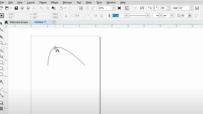 4 công cụ vẽ đường cong trong Corel 12