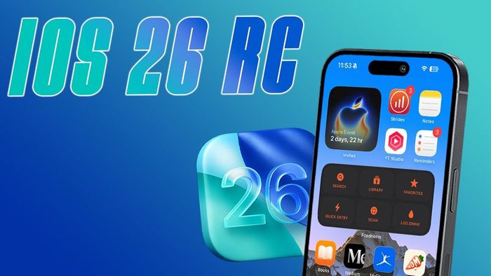Apple đã cho ra mắt bản iOS 26 RC.
