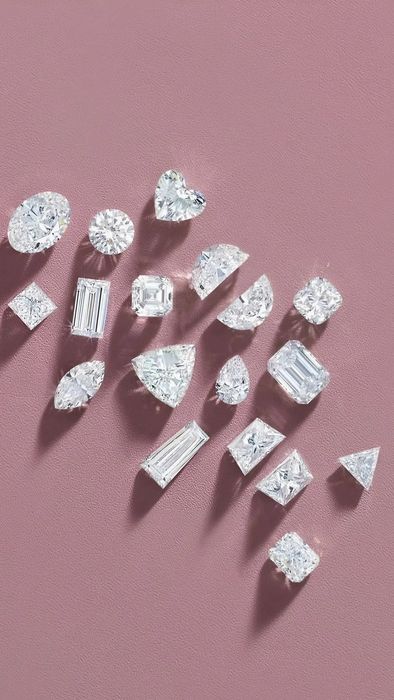 Hình nền kim cương trắng - Phiên bản 10