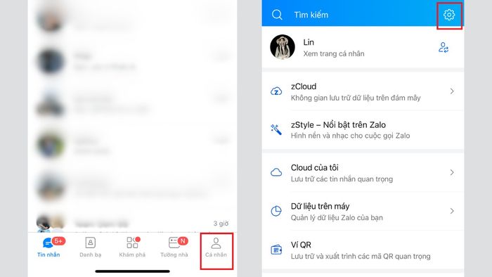 tắt chế độ đã xem trên Zalo qua điện thoại