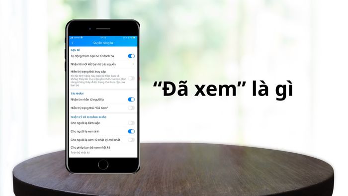 cách tắt đã xem trên zalo