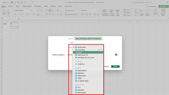Chuyển đổi file XLSX sang các định dạng XLS, CSV, PDF trên máy tính – Bước đơn giản để lưu trữ file.