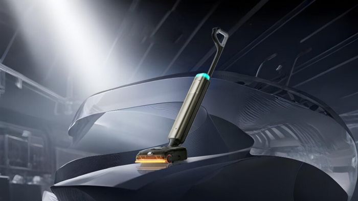 Dreame T60 Ultra ấn tượng với thiết kế mỏng chỉ 9.85cm ở phần đầu hút, giúp dễ dàng tiếp cận mọi ngóc ngách trong không gian nhà.