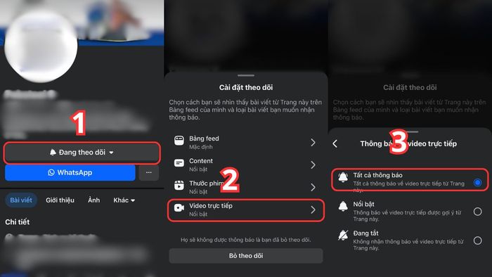 Hướng dẫn cách bật và tắt thông báo Live Stream trên Facebook trên điện thoại của bạn
