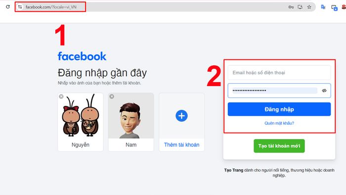 Cách chặn lời mời kết bạn trên Facebook qua máy tính/PC - bước 1