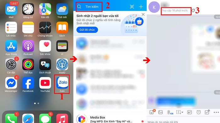 Trạng thái người nhận khi cuộc gọi Zalo không kết nối