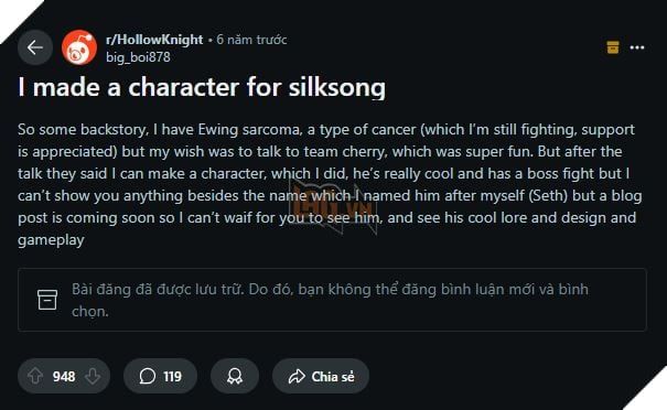 Hollow Knight: Silksong mang đến một vai khách mời cực kỳ đặc biệt 2.