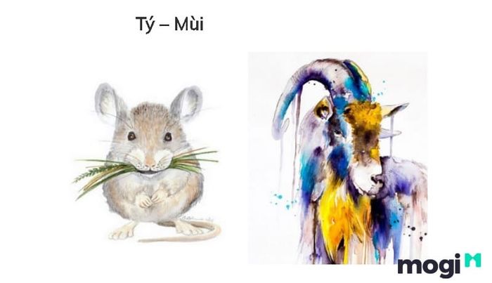 Vì Tý xung hại Mùi, bạn nên chọn trang sức có hình con chuột và con dê để làm dịu đi sự khắc giữa hai tuổi này.
