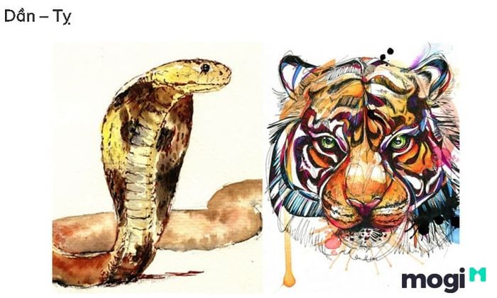 Tuổi Dần xung hại với tuổi Tỵ, tạo ra sự xung đột và khó khăn trong mối quan hệ.