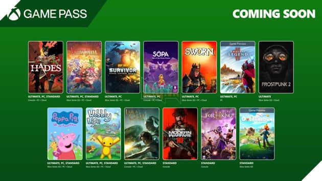 Các tựa game mới sẽ đổ bộ vào Game Pass trong nửa cuối tháng 9