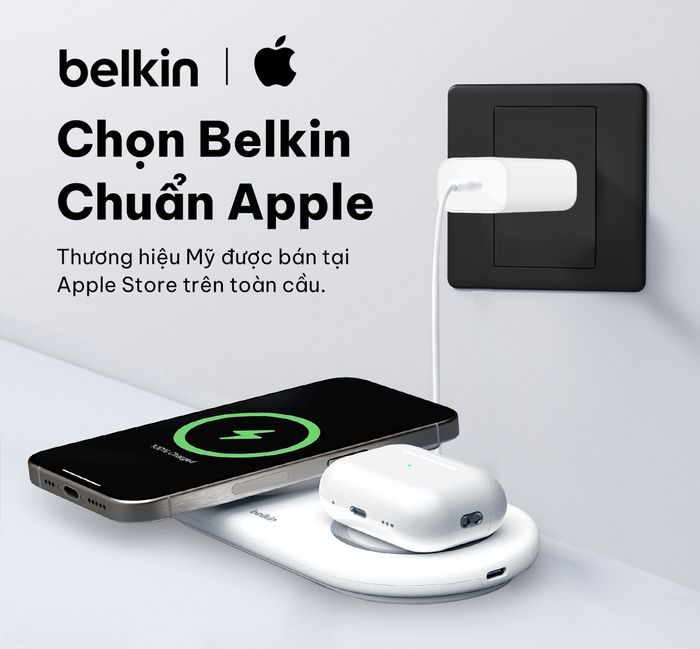 Belkin là đối tác chiến lược quan trọng hàng đầu của Apple trong lĩnh vực phụ kiện.