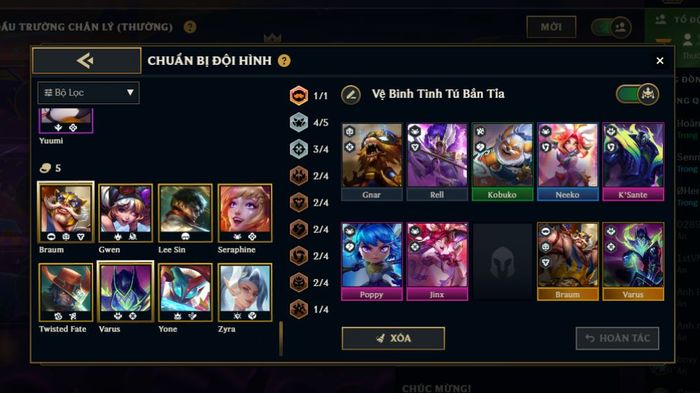 ĐTCL Mùa 15: Xây dựng đội hình Vệ Binh Tinh Tú Xạ Thủ