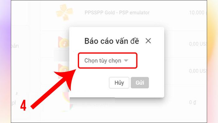 Hướng dẫn hoàn tiền nạp game trên Android – Bước 3