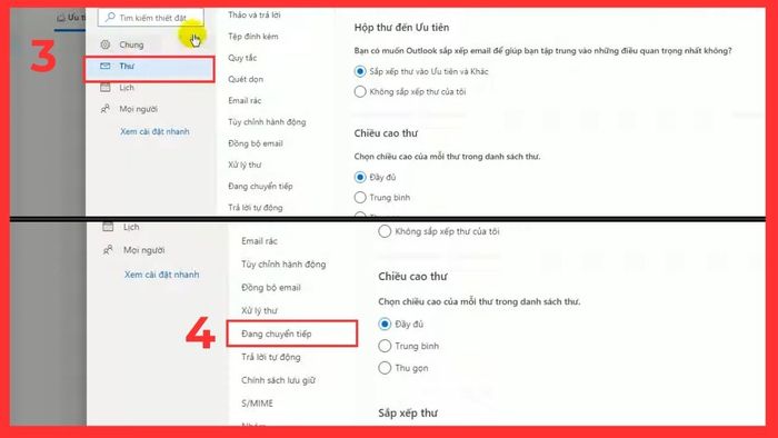Cách chuyển tiếp thư tự động trong Outlook - Bước 2