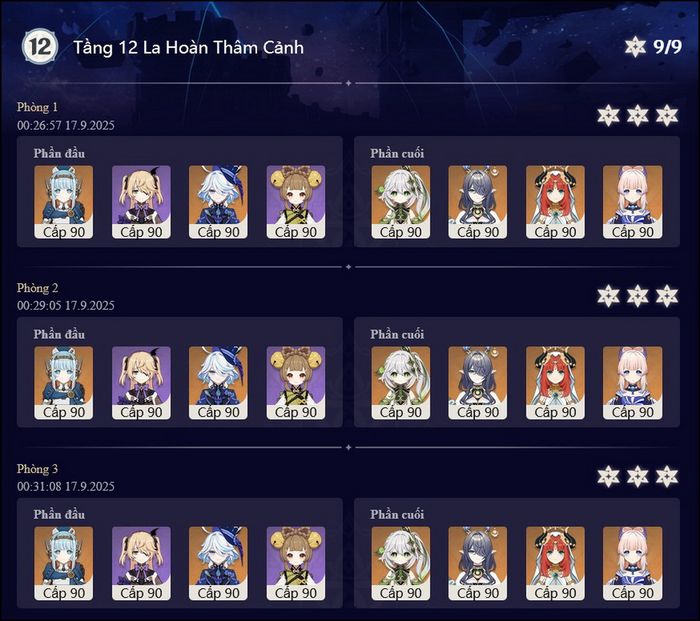 Genshin Impact: Top 10 nhân vật và đội hình tối ưu để vượt qua La Hoàn tháng 9/2025