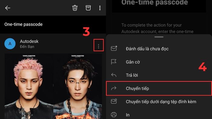 Hướng dẫn cách Forward Mail trong Outlook - Bước 2