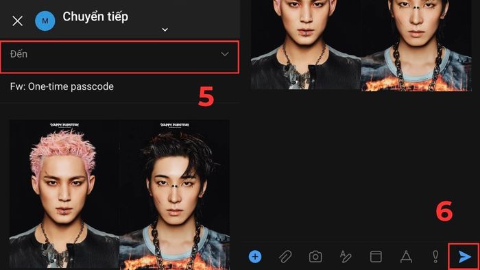 Hướng dẫn cách Forward Mail trong Outlook - Bước 3
