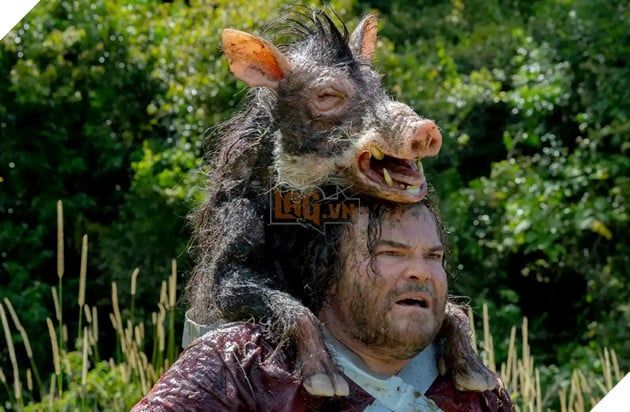 Hình ảnh của sao nam Jack Black trong bộ phim Anaconda.