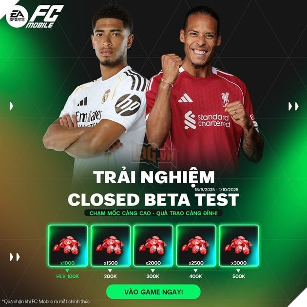 EA SPORTS FC Mobile chính thức mở cửa trải nghiệm sớm phiên bản Closed Beta tại Việt Nam dưới sự phát hành của Garena 3