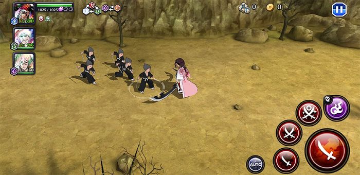 Danh sách game anime mobile: Lối chơi Bleach: Brave Soul