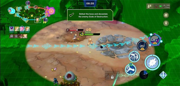 Danh sách game anime mobile: Lối chơi Dragon Ball Gekishin Squadra