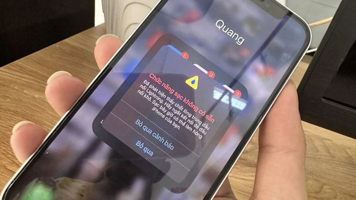 Lưu ý khi sửa lỗi iPhone báo phát hiện chất lỏng