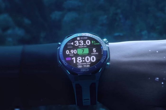 Huawei Watch Ultimate 2 hỗ trợ lặn sâu đến 150m dưới nước