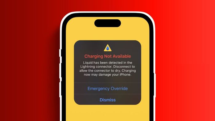 Một số mẹo nhanh khi iPhone báo phát hiện chất lỏng