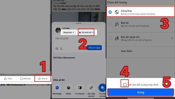 Hướng dẫn bật chế độ chia sẻ công khai trên Facebook
