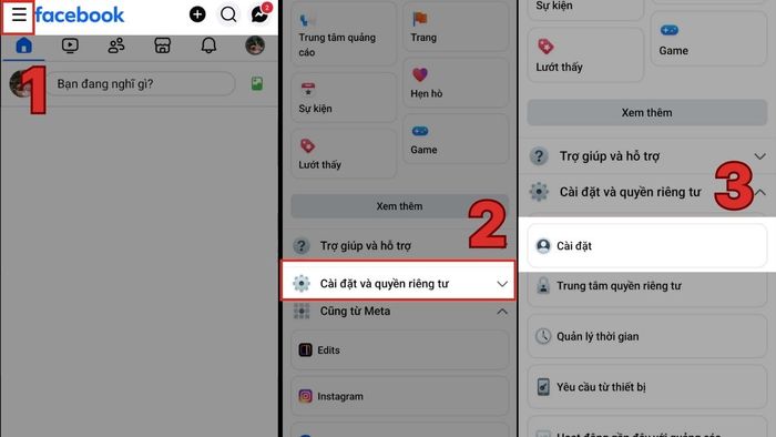 Hướng dẫn bật chế độ công khai trên Facebook - mở bài viết công khai - bước 1
