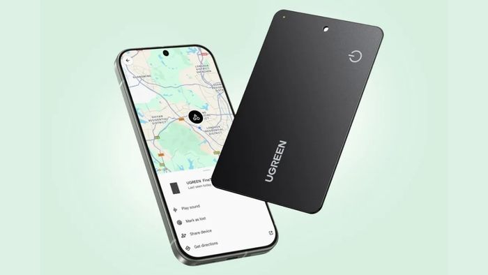 Ugreen FineTrack Slim Smart G có độ mỏng chỉ 1.7mm, tương đương với độ dày của hai thẻ tín dụng xếp chồng lên nhau.