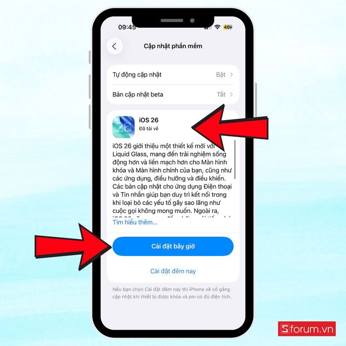 Hướng dẫn cập nhật iOS 26 dễ dàng chỉ với vài bước cơ bản 6