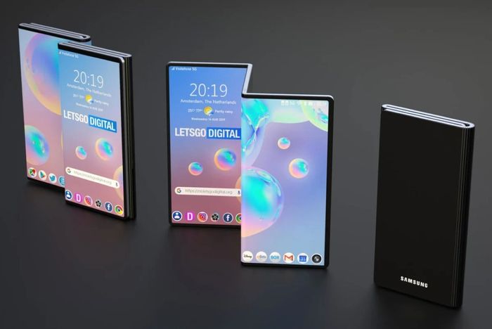 Galaxy Tri-Fold sở hữu màn hình gập ba ấn tượng