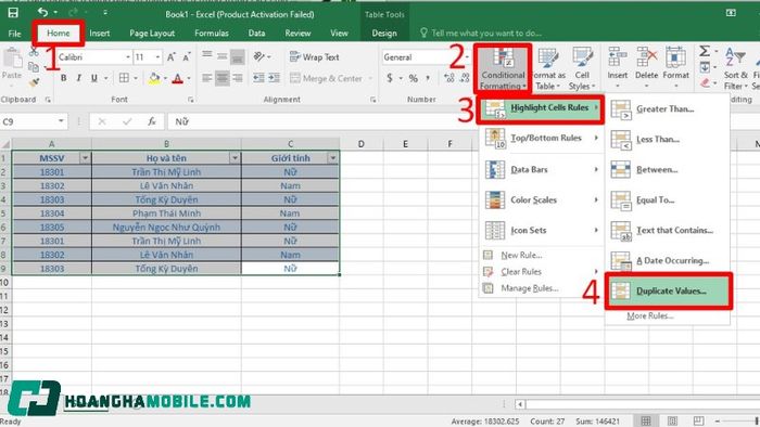 cach-loc-trung-trong-excel-7