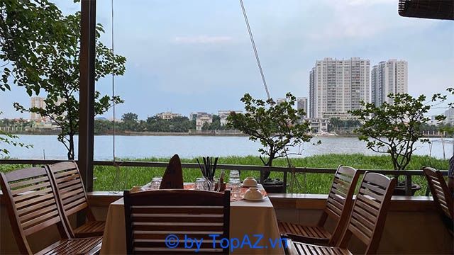 nhà hàng ven sông Sài Gòn
