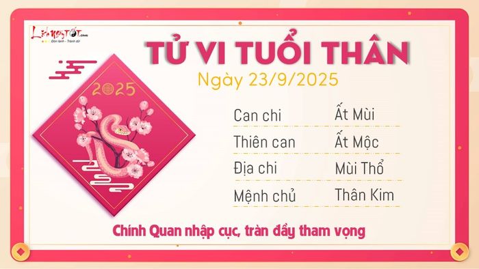 9 Tu vi hang ngay 23-9-2025 - Than
