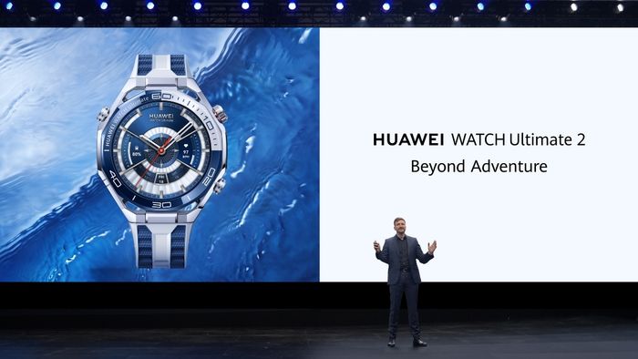 HUAWEI WATCH Ultimate 2 có khả năng lặn sâu đến 150m, tích hợp công nghệ giao tiếp dưới nước qua sóng âm