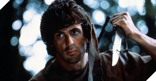 Hình ảnh nhân vật Rambo ban đầu.