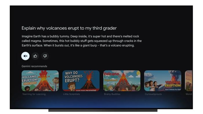 Trên Google TV, người dùng nay có thể tận hưởng những cuộc trò chuyện phong phú hơn với AI